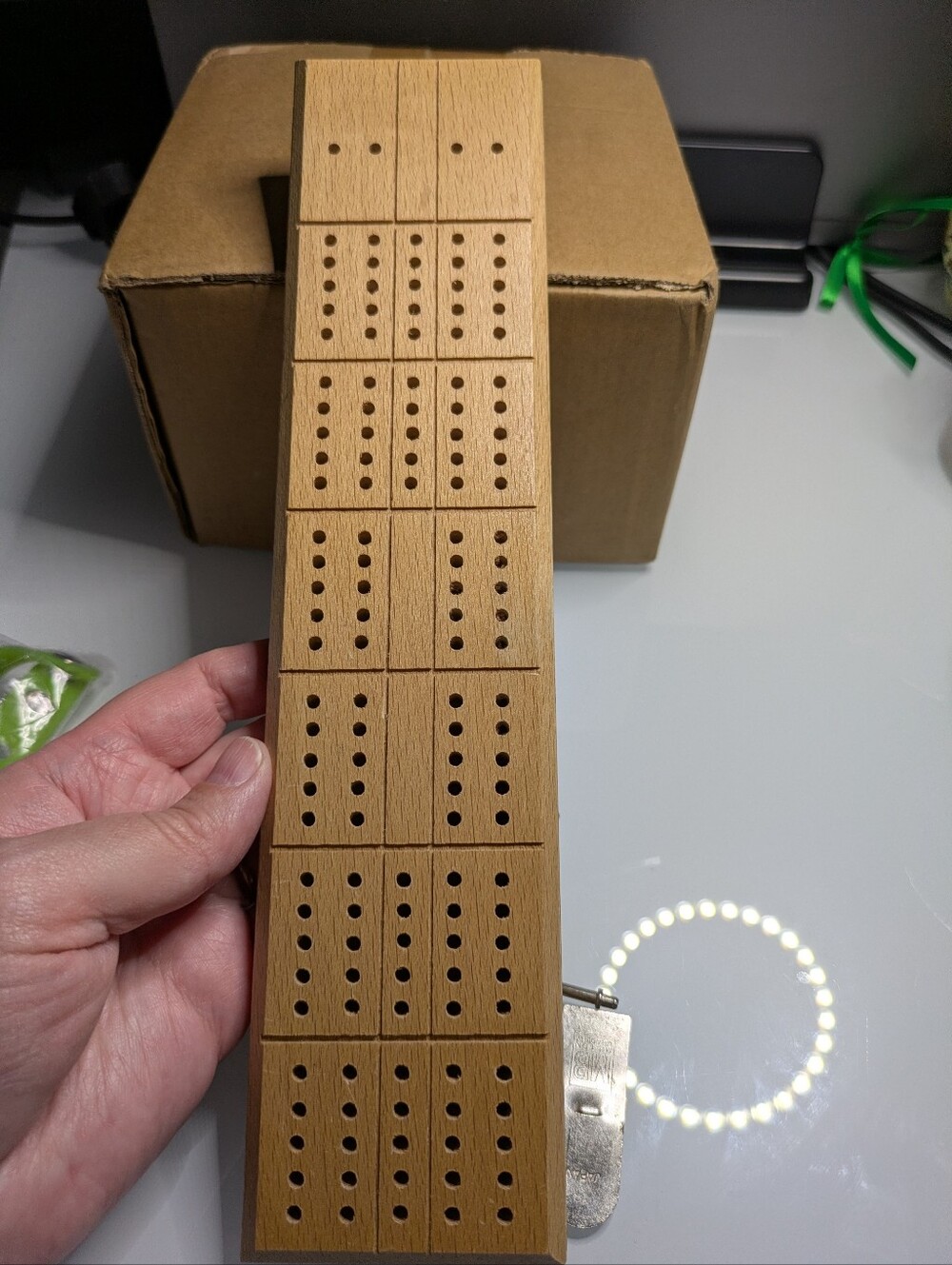 Travel Cribbage Board